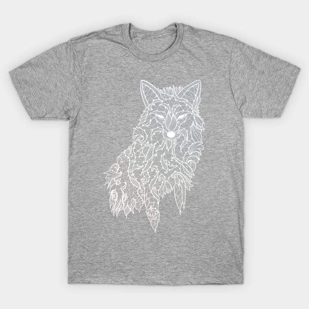 Lace Fox T-Shirt by njonestees